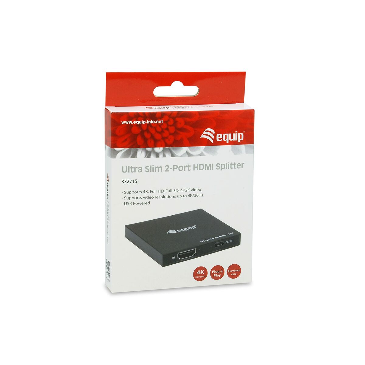HDMI Switch Equip 332715 Černý